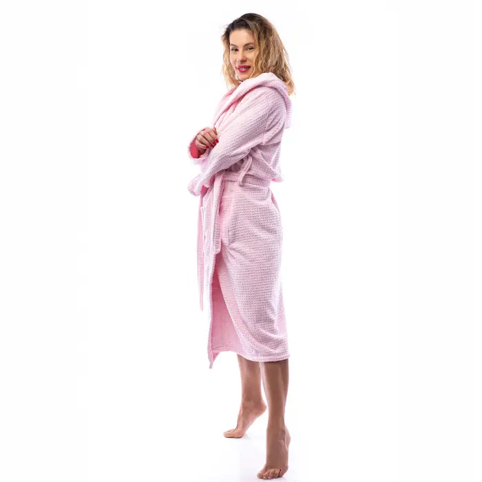 Халат Елеганс - Розов - дамски - 2631 - Халат Елеганс - Розов - дамски - 2631