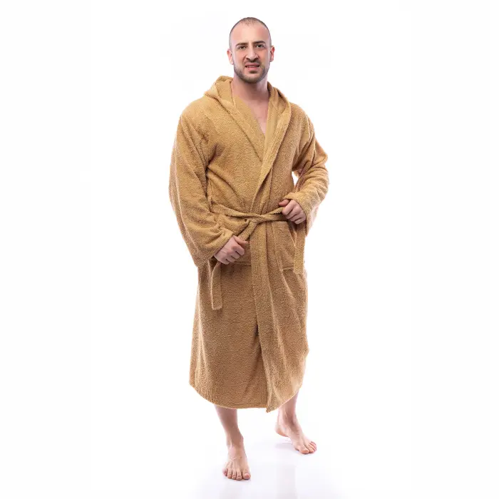 Халат Маер - Бежов - мъжки - 2597 - Халат Маер - Бежов - мъжки - 2597