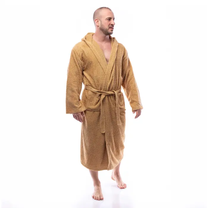 Халат Маер - Бежов - мъжки - 2598 - Халат Маер - Бежов - мъжки - 2598