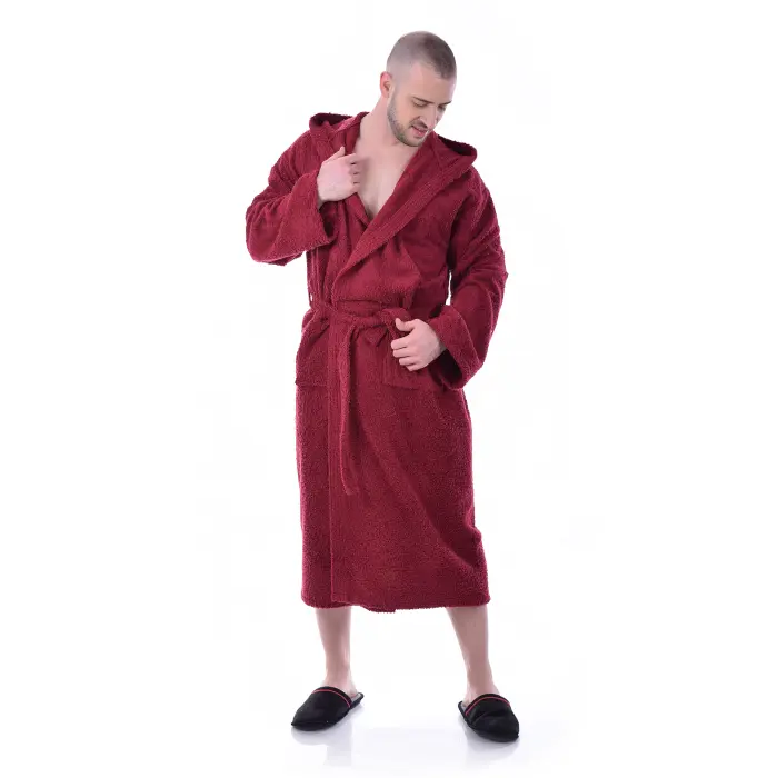 Халат Маер - Бордо - мъжки - 1192 - Халат Маер - Бордо - мъжки - 1192