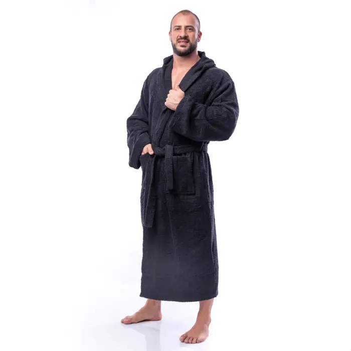 Халат Маер - Черен - мъжки - 1559 - Халат Маер - Черен - мъжки - 1559