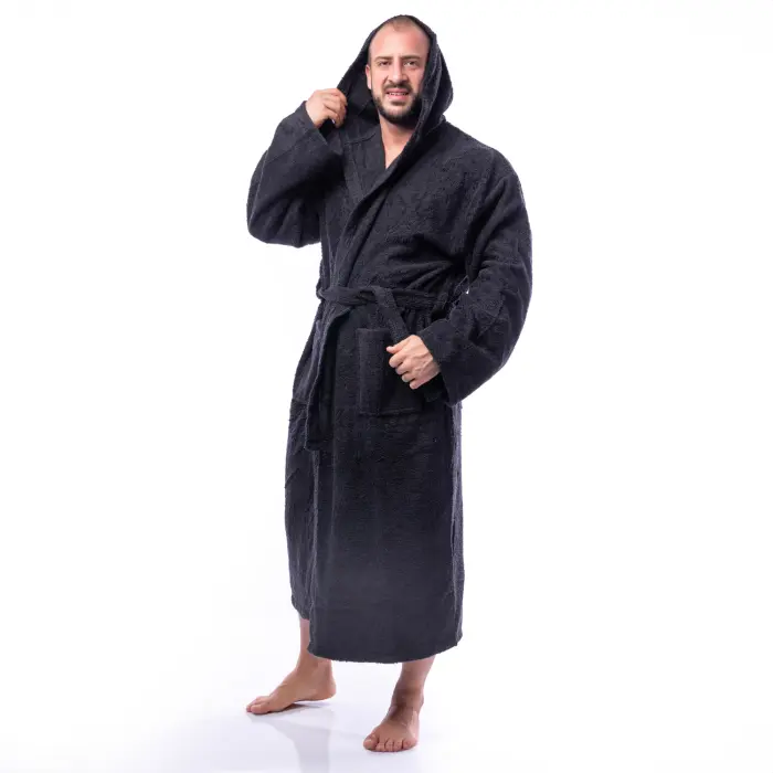 Халат Маер - Черен - мъжки - 1558 - Халат Маер - Черен - мъжки - 1558