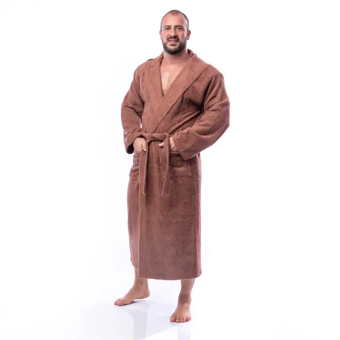 Халат Маер - Кафяв - мъжки - 1554 - Халат Маер - Кафяв - мъжки - 1554