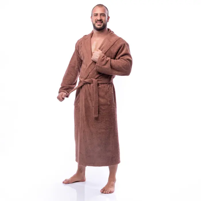 Халат Маер - Кафяв - мъжки - 1555 - Халат Маер - Кафяв - мъжки - 1555
