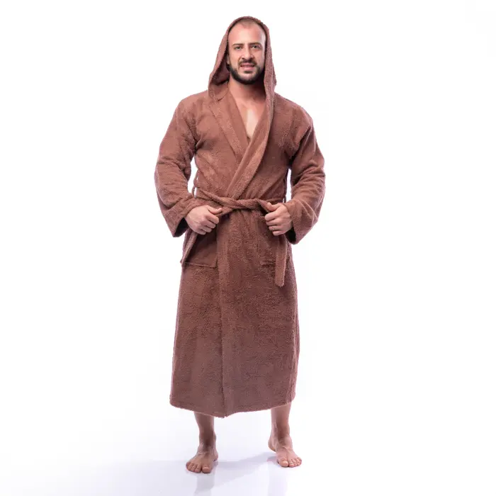 Халат Маер - Кафяв - мъжки - 1556 - Халат Маер - Кафяв - мъжки - 1556