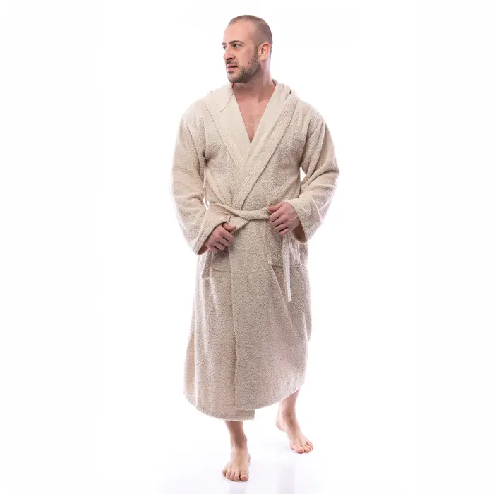 Халат Маер - Капучино - мъжки - 2605 - Халат Маер - Капучино - мъжки - 2605