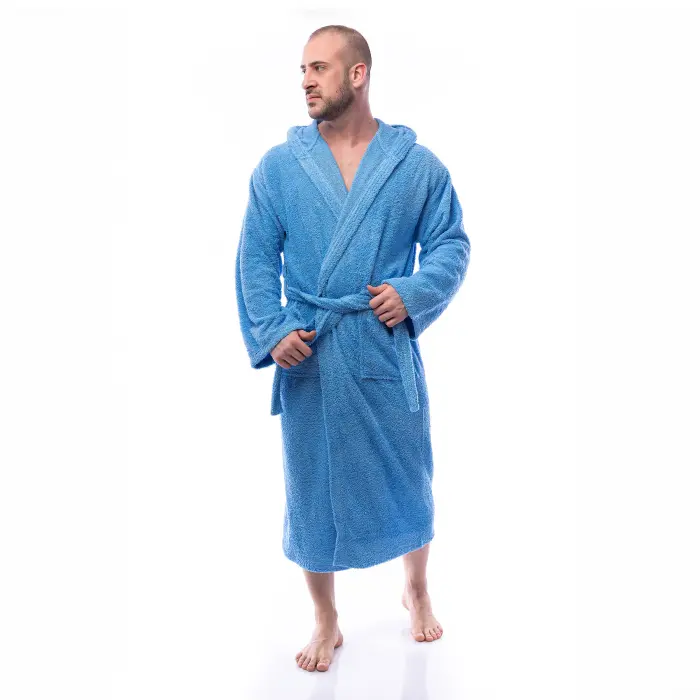 Халат Маер - Морско синьо - мъжки - 2620 - Халат Маер - Морско синьо - мъжки - 2620