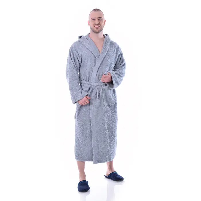 Халат Маер - Сив - мъжки - 1203 - Халат Маер - Сив - мъжки - 1203