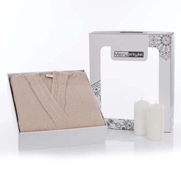 Халат Мери в кутия - Капучино - 3350 - Халат Мери в кутия - Капучино - 3350