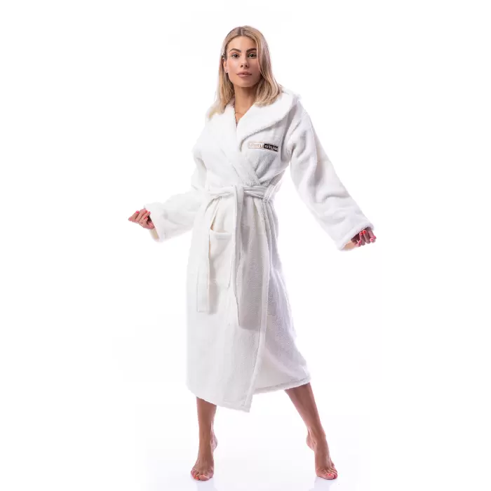 Халат Микропамук - крем - дамски - 215 - Халат Микропамук - крем - дамски - 215