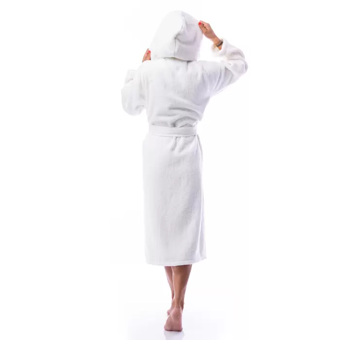 Халат Микропамук - крем - дамски - 218 - Халат Микропамук - крем - дамски - 218