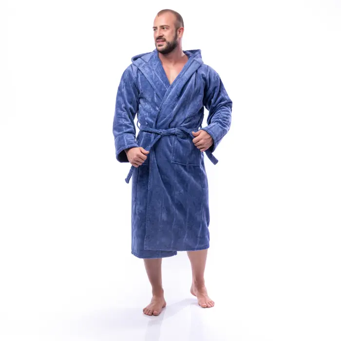 Халат нишка - Дънково - мъжки - 1743 - Халат нишка - Дънково - мъжки - 1743