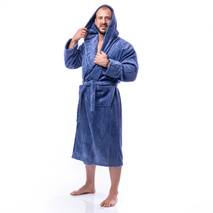 Халат нишка - Дънково - мъжки - 1744 - Халат нишка - Дънково - мъжки - 1744