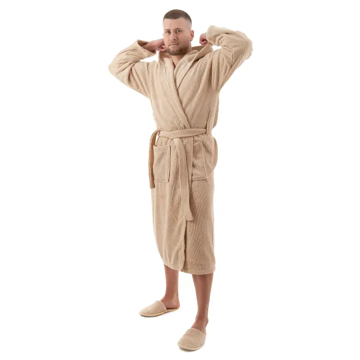 Халат Рипс - Капучино - мъжки - 3685 - Халат Рипс - Капучино - мъжки - 3685