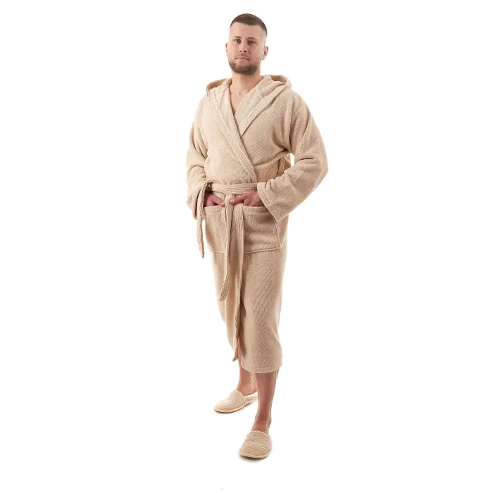 Халат Рипс - Капучино - мъжки - 3686 - Халат Рипс - Капучино - мъжки - 3686