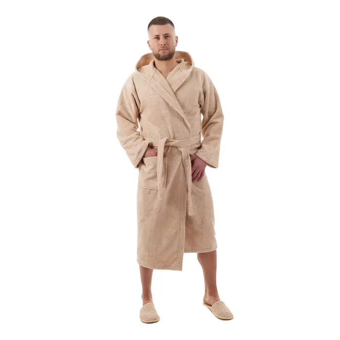 Халат ТРИГА - Капучино - мъжки - 3661 - Халат ТРИГА - Капучино - мъжки - 3661