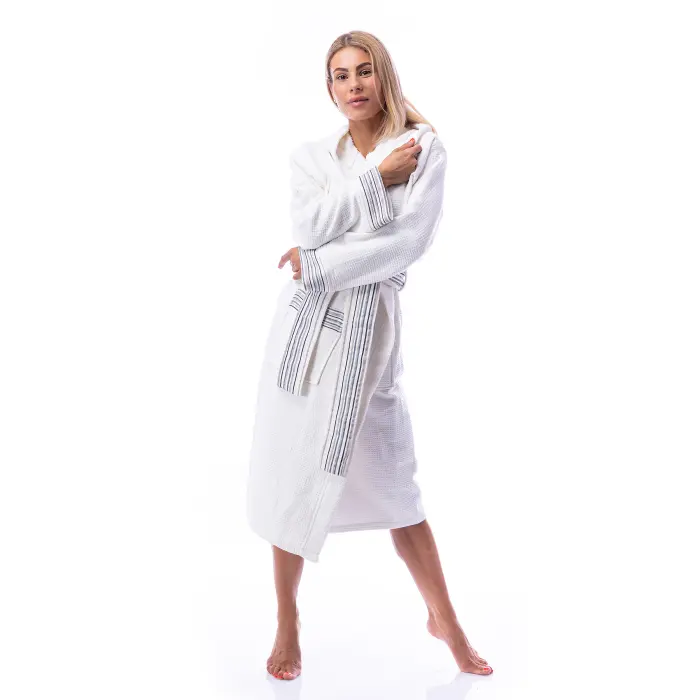 Халат Вафла Лукс - Крем - дамски - 1880 - Халат Вафла Лукс - Крем - дамски - 1880