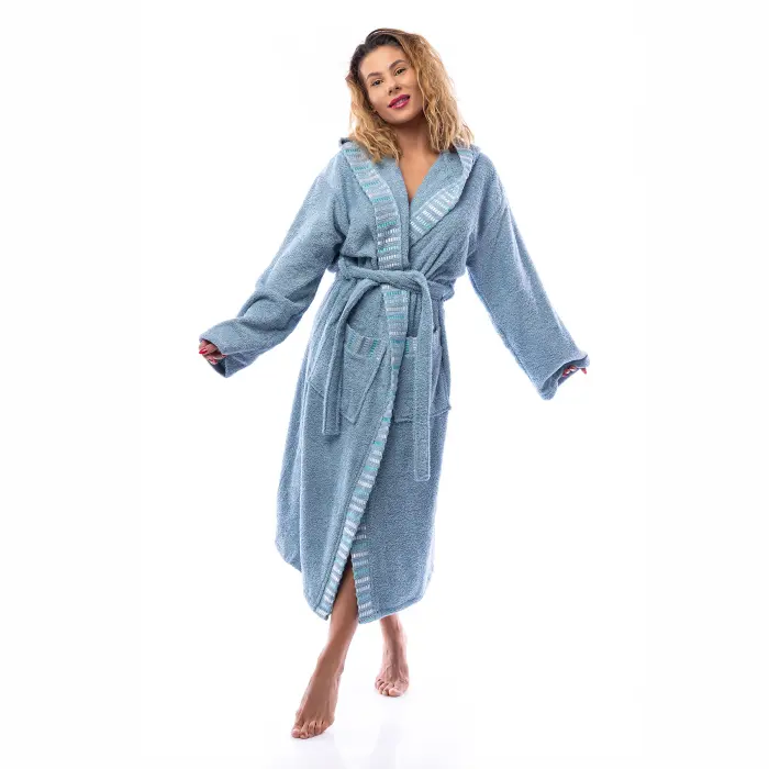 Халат Вивиен - Дънково - дамски - 2539 - Халат Вивиен - Дънково - дамски - 2539