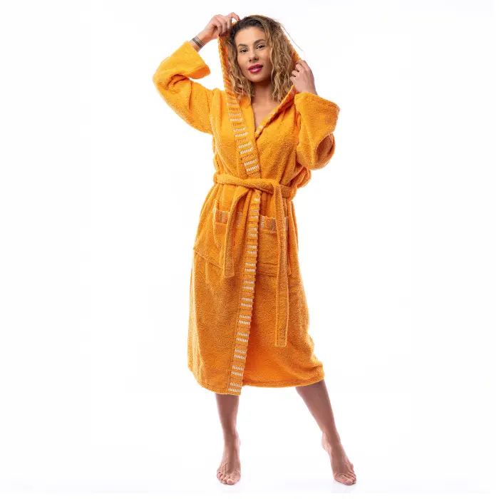 Халат Вивиен - Пъпеш - дамски - 2533 - Халат Вивиен - Пъпеш - дамски - 2533