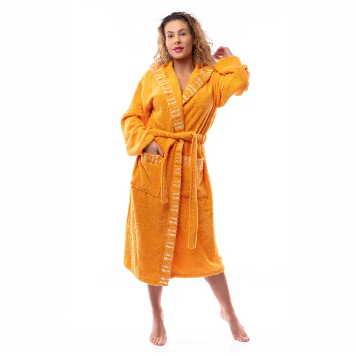 Халат Вивиен - Пъпеш - дамски - 2534 - Халат Вивиен - Пъпеш - дамски - 2534