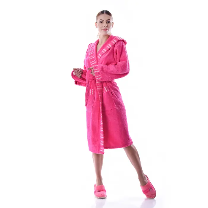 Халат Вивиен - Циклама - дамски - 1124 - Халат Вивиен - Циклама - дамски - 1124