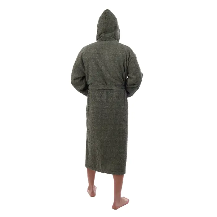 Халат ЖАКАРД - MS - Зелен - мъжки - 3551 - Халат ЖАКАРД - MS - Зелен - мъжки - 3551
