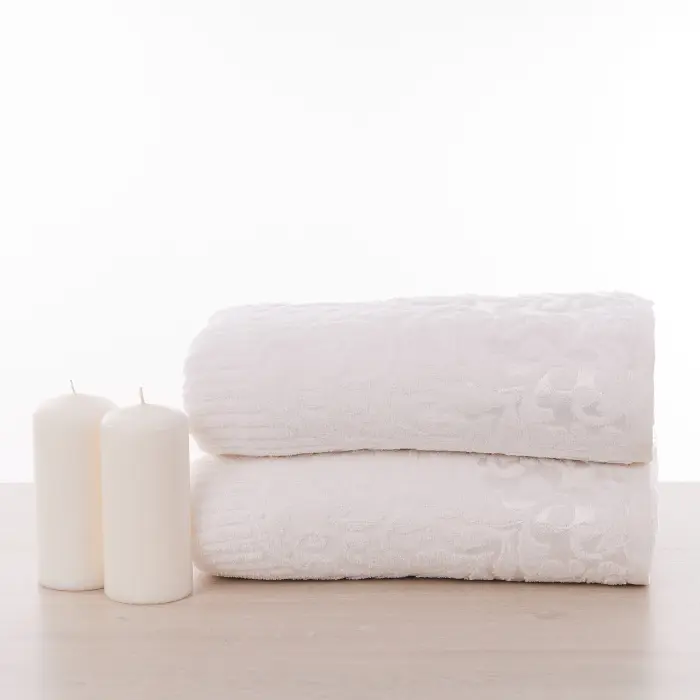 Хавлиена кърпа "БОХЕМИ" - Бяло - 3308 - Хавлиена кърпа "БОХЕМИ" - Бяло - 3308