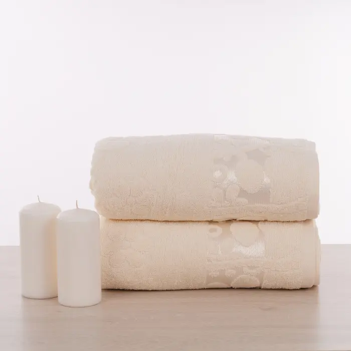 Хавлиена кърпа "БОХЕМИ" - КРЕМ - 3311 - Хавлиена кърпа "БОХЕМИ" - КРЕМ - 3311