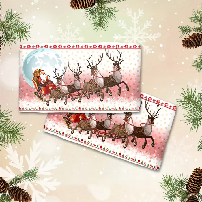 Хавлиена кърпа с коледни мотиви - 3048 - 2083 - Хавлиена кърпа с коледни мотиви - 3048 - 2083