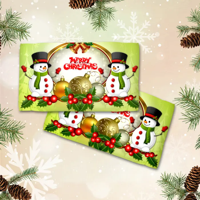 Хавлиена кърпа с коледни мотиви - 3067 - 2102 - Хавлиена кърпа с коледни мотиви - 3067 - 2102