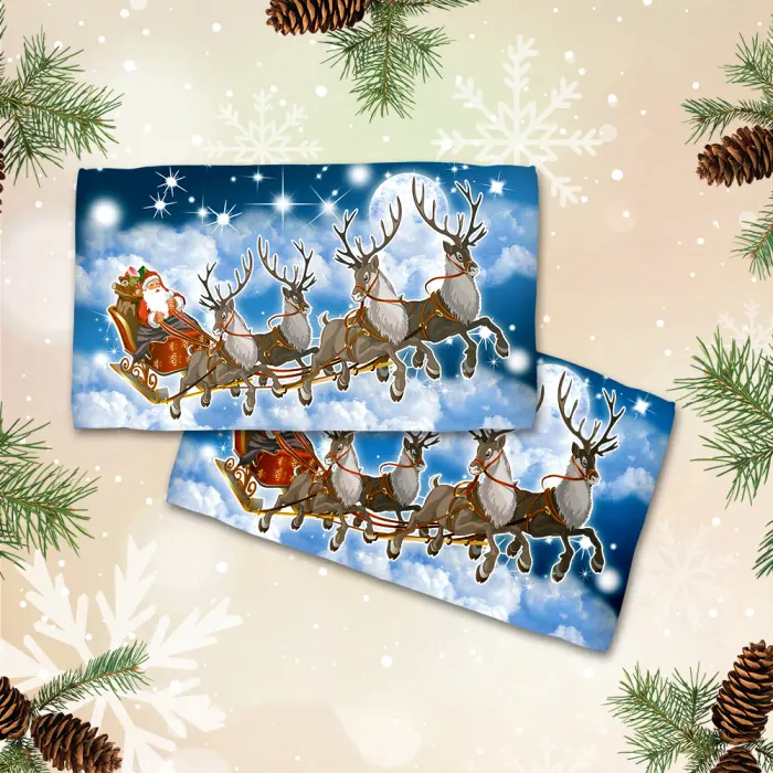 Хавлиена кърпа с коледни мотиви - 3076 - 2112 - Хавлиена кърпа с коледни мотиви - 3076 - 2112