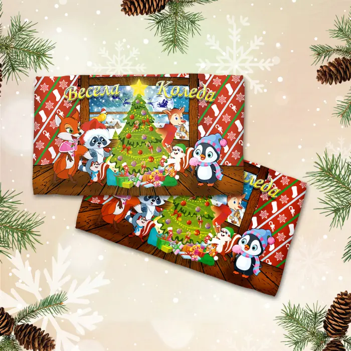 Хавлиена кърпа с коледни мотиви - 3086 - 2122 - Хавлиена кърпа с коледни мотиви - 3086 - 2122