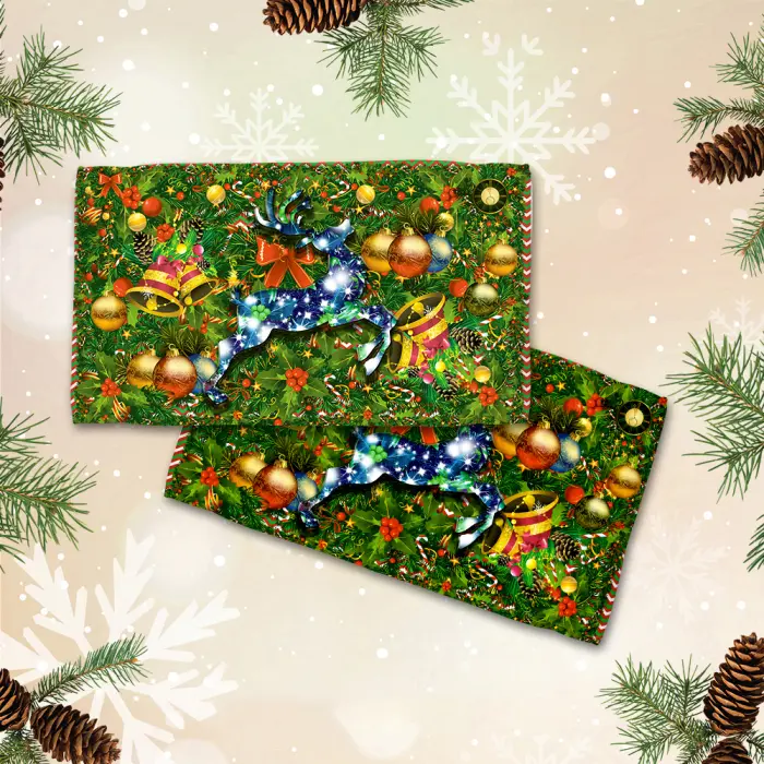 Хавлиена кърпа с коледни мотиви - 3087 - 2123 - Хавлиена кърпа с коледни мотиви - 3087 - 2123