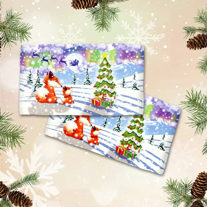 Хавлиена кърпа с коледни мотиви - 3088 - 2124 -  Хавлиена кърпа с коледни мотиви - 3088 - 2124