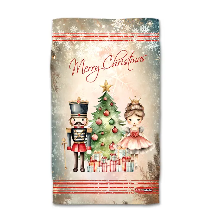 Хавлиена кърпа с коледни мотиви - 4424 - 2225 - Хавлиена кърпа с коледни мотиви - 4424 - 2225