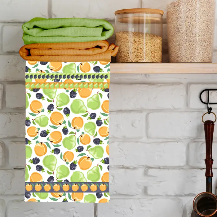 Хавлиена кърпа с принт - 3135 - 2273 - Хавлиена кърпа с принт - 3135 - 2273