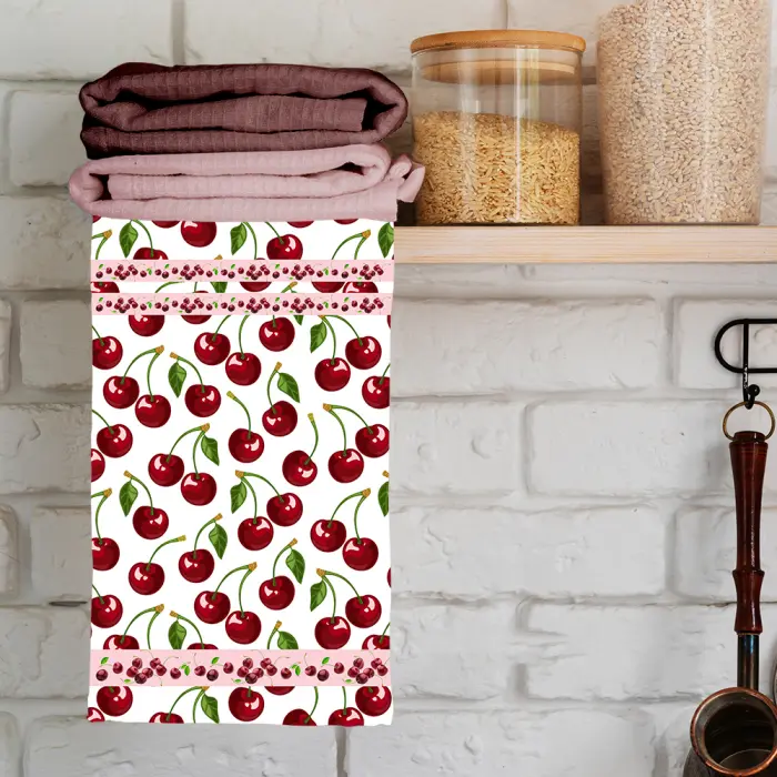 Хавлиена кърпа с принт - 3137 - 2275 - Хавлиена кърпа с принт - 3137 - 2275