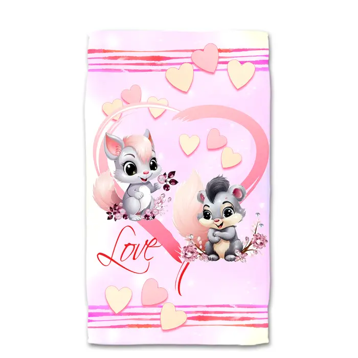 Хавлиена кърпа - Свети Валентин - 5013 - 2466 -  Хавлиена кърпа - Свети Валентин - 5013 - 2466