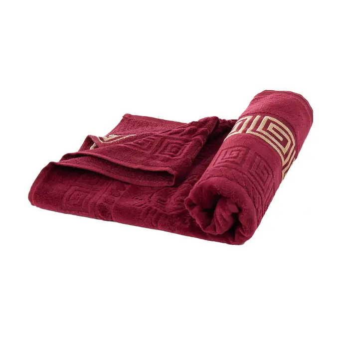 Хавлия МОТИВ - бордо - 3298 - Хавлия МОТИВ - бордо - 3298