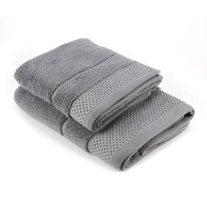 Хавлия за баня Микропамук - Сиво - 1089 - Хавлия за баня Микропамук - Сиво - 1089