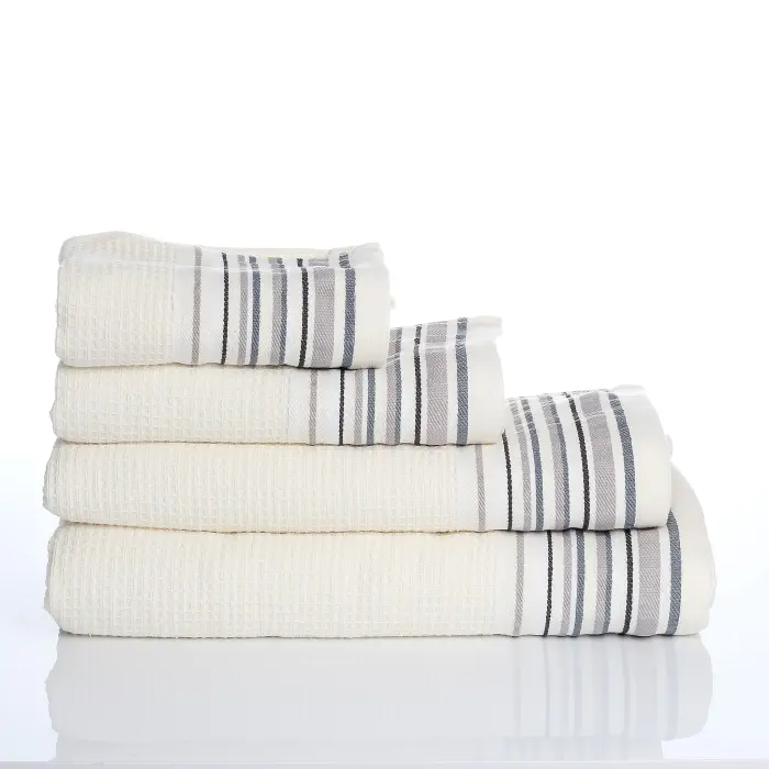 Хавлия за баня Вафла Лукс - Крем - 772 - Хавлия за баня Вафла Лукс - Крем - 772