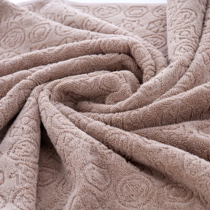 Хавлия за баня Жакард MS - бежово - 3456 - Хавлия за баня Жакард MS - бежово - 3456