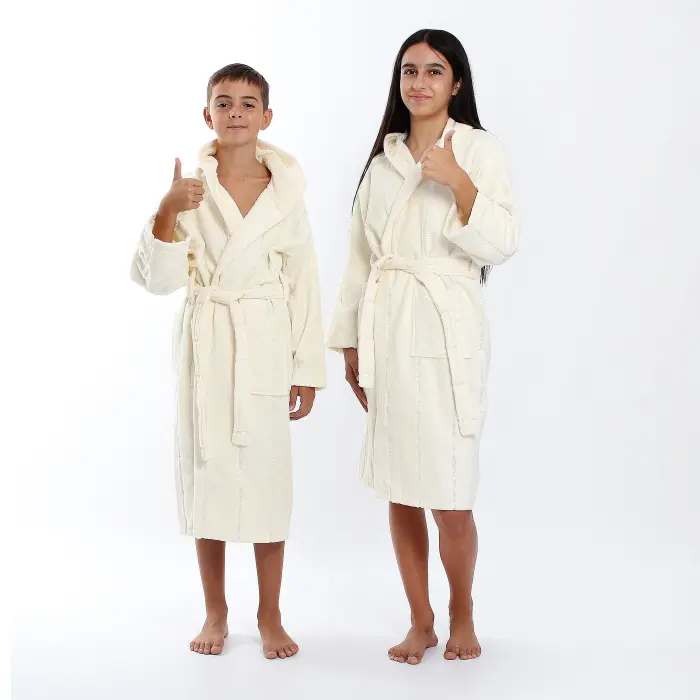 Юношески халат Нишка - крем - 1898 - Юношески халат Нишка - крем - 1898