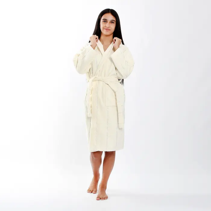 Юношески халат Нишка - крем - 1901 - Юношески халат Нишка - крем - 1901