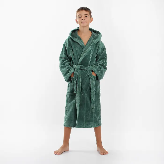 Юношески халат Нишка - петрол - 1908 - Юношески халат Нишка - петрол - 1908