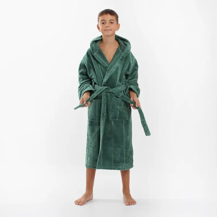 Юношески халат Нишка - петрол - 1909 - Юношески халат Нишка - петрол - 1909