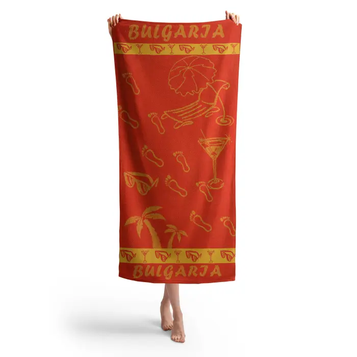 Плажна хавлия Мери-БГ K-100 - 485 - Плажна хавлия Мери-БГ K-100 - 485