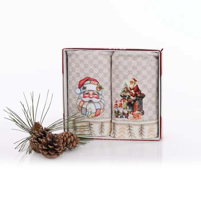 Комплект - 2 броя хавлиена кърпа с печат - Кутия - 5371 - 3373 - Комплект - 2 броя хавлиена кърпа с печат - Кутия - 5371 - 3373