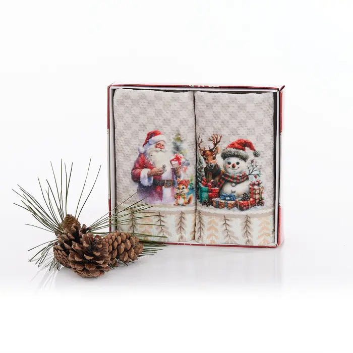 Комплект - 2 броя хавлиена кърпа с печат - Кутия - 5373 - 3377 - Комплект - 2 броя хавлиена кърпа с печат - Кутия - 5373 - 3377