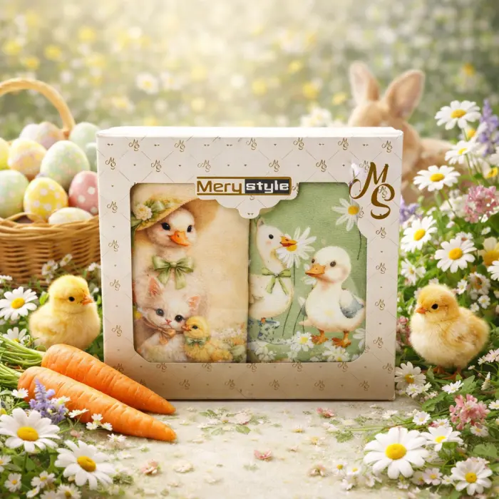 Комплект - 2 броя хавлиена кърпа с печат - Кутия - 5454 - 3827 - Комплект - 2 броя хавлиена кърпа с печат - Кутия - 5454 - 3827